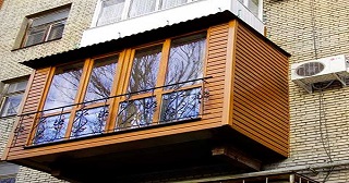Внешняя отделка балкона Донской цена от 1037 руб. м/2.